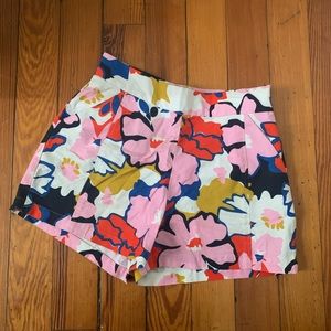 Anthropologie high waist print shorts 10p